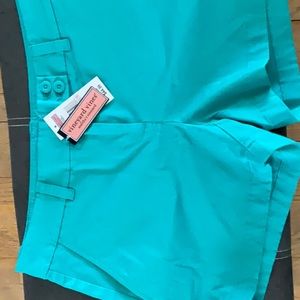 NWT Vineyard Vines Teal Shorts Size 6